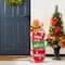 Glitzhome® 34.5" Wooden Christmas Gingerbread Man on Coffee Cup Porch Decor